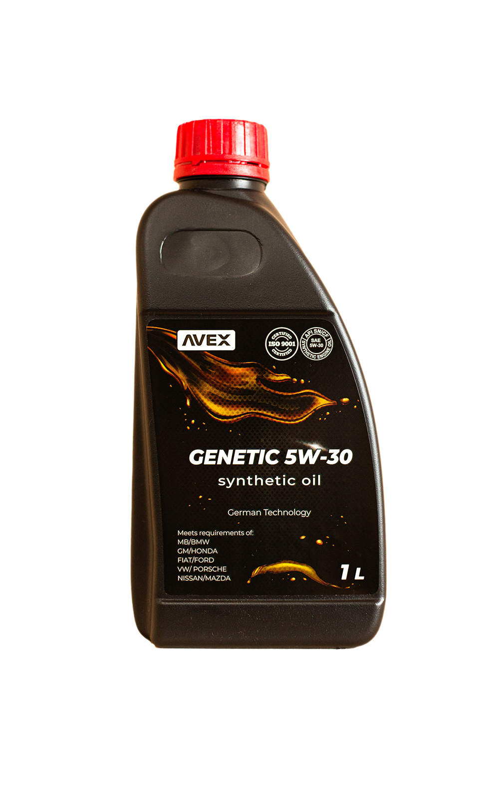 Олива моторна AVEX GENETIC 5W-30 Synth, API SN/CF, 1 л